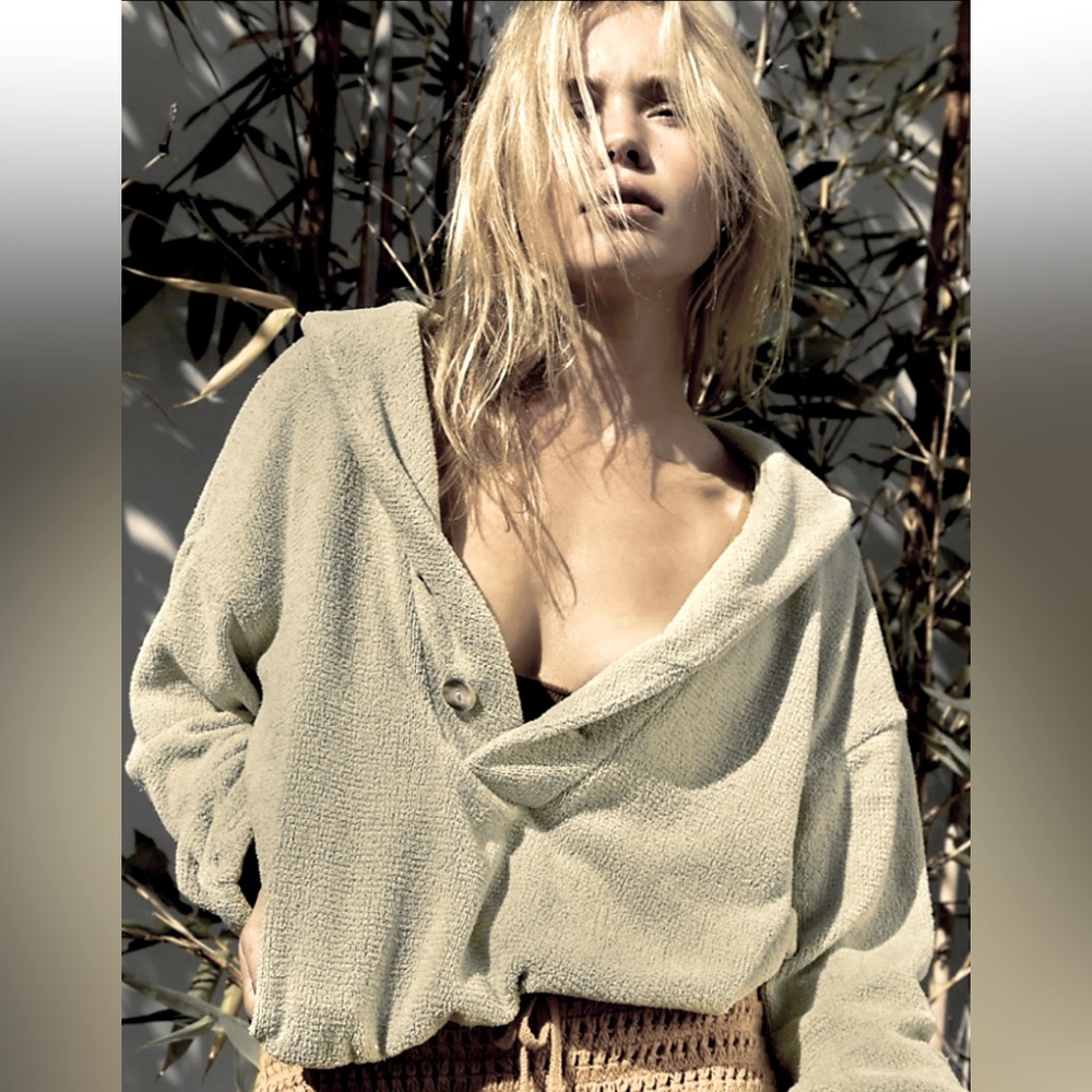 Free People Beach Button Front Pullover - image 2